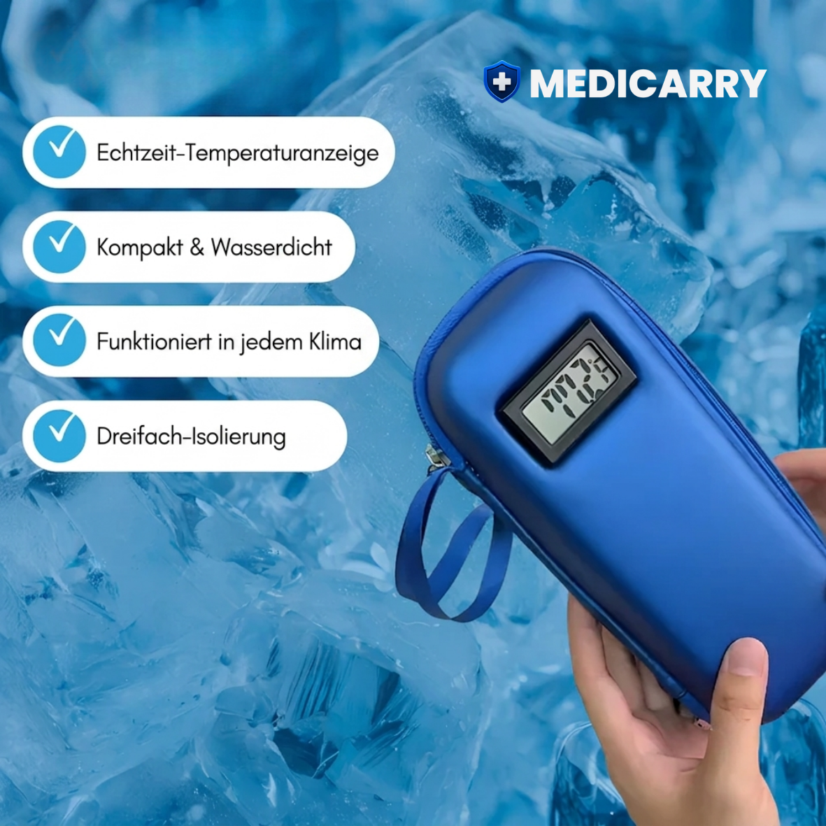 MediCarry™ – Isolierte Kühltasche für Insulin